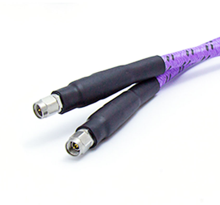 1.85mm Male to 1.85mm Male Test Cable Low Loss Flexible Cable, Excellent Phase and Amplitude Stability vs. Flexure, DC- 67 GHz